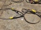 Pair of chokers metal rope slings