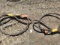 Pair of chokers metal rope slings