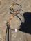 Pair of chokers metal rope slings