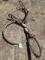 Pair of chokers metal rope slings