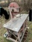 antique wood band saw