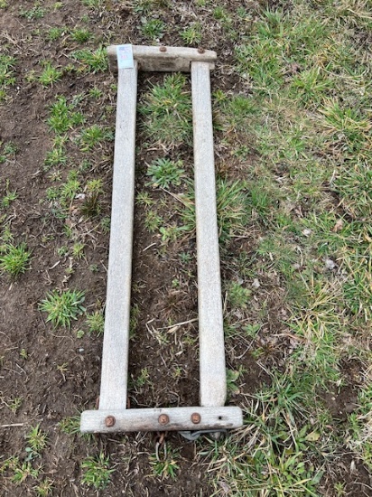 Antique Wooden Cow Stanchion / milking cow