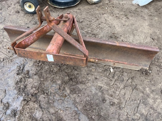angles scrape blade three point hitch very good shape