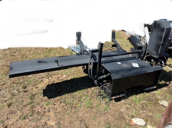Hydraulic Wood Processor skid steer quick attach like new