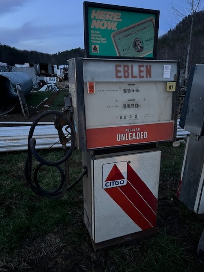vintage Citgo gas pump, specifically a Wayne Model 730