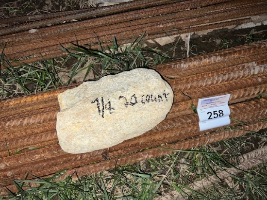 7/8 rebar 20 sticks 20’ each