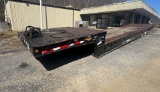 2004 Trail King TK70HT 482 drop deck equipment trailer VIN: 1TKA048224M046647