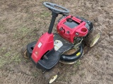 unique, small riding mower, no seat, unknown condition