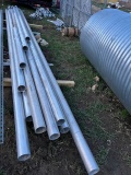 EMT Aluminum pipe conduit 4” pile of pipe some 20 ft long