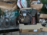 antique items on pallet