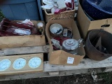 miscellaneous antiques , hatchet heads etc