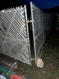 chain link fence with gates