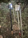 3 Shovels and misc