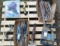 Pallet of tools , pipe branch lights planes