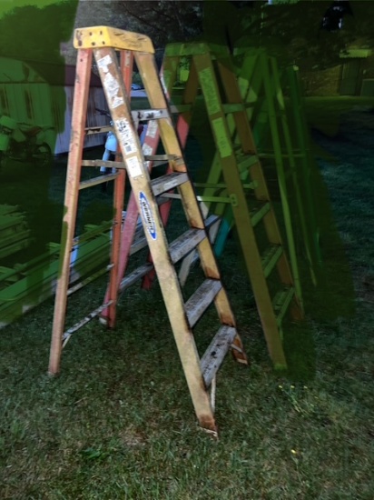 Werner fiberglass step ladder