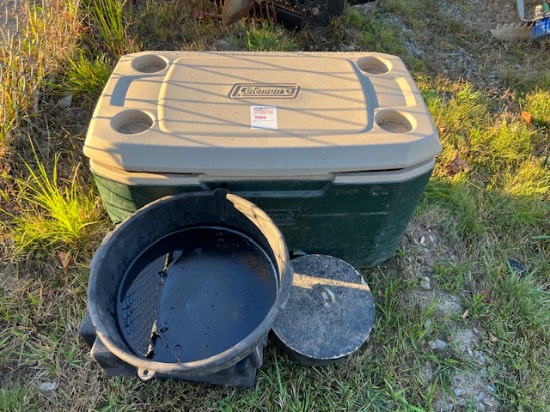 Coleman cooler and misc
