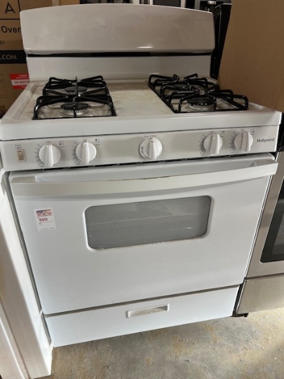 Hotpoint Stove Model. RGBS330DR1WW