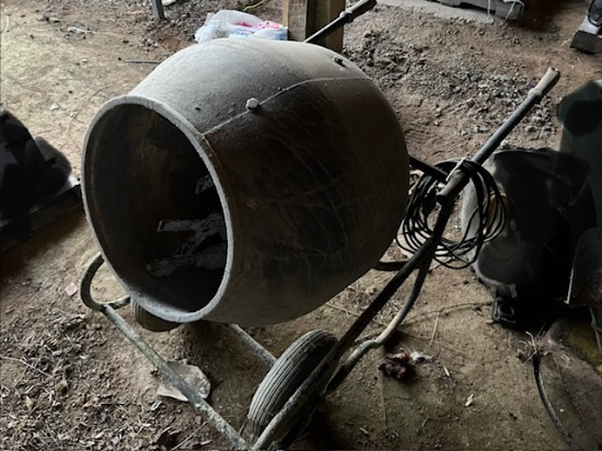Electric mortar mixer