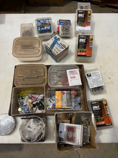 Tap Con and misc screws