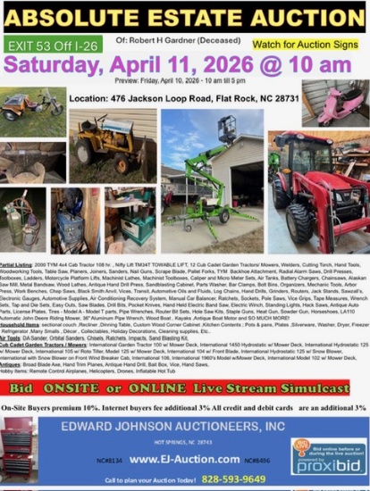 More Items and descriptions coming!  Please keep Checking back.