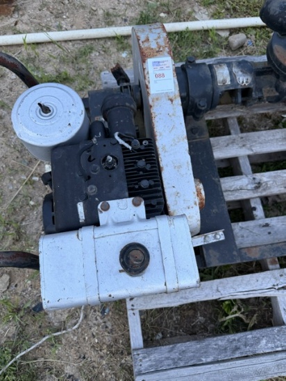 Gas powered water pump for irrigation