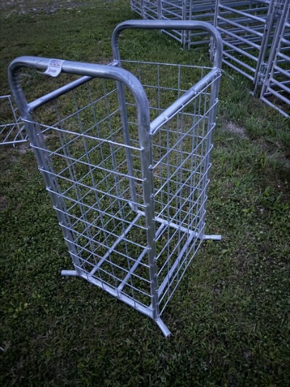 Square Bale Feeder - galvanized steel