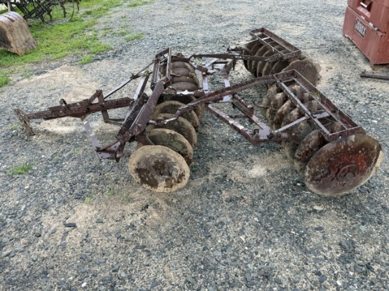 Large 8ft wide disk harrow / drag