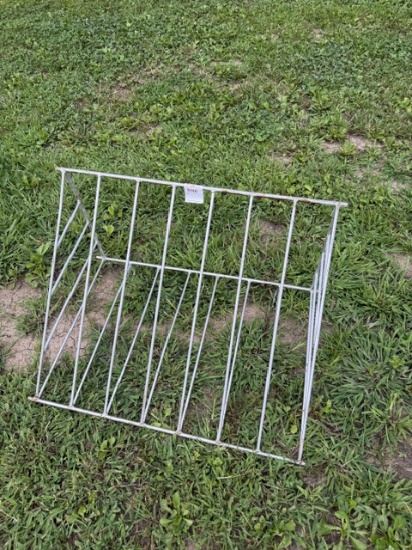 hanging hay feeder -galvanized steel