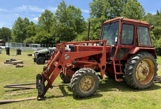 1996 Belarus Farm Tractor -Diesel , 4x4 , Loader with forks and Silage Bucket