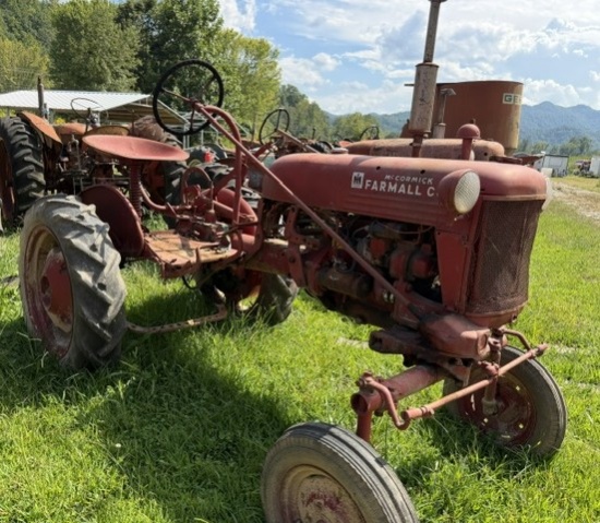 Farmall cub tractor original decals nice for restoration motor turns over