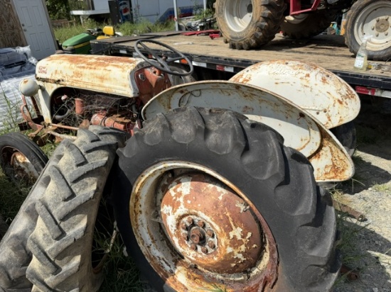 Ford antique farm tractor 8N. Motor turns over