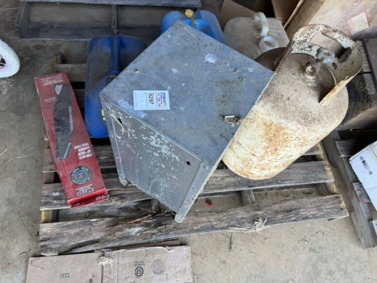 Pig Feeder, Gas Cans