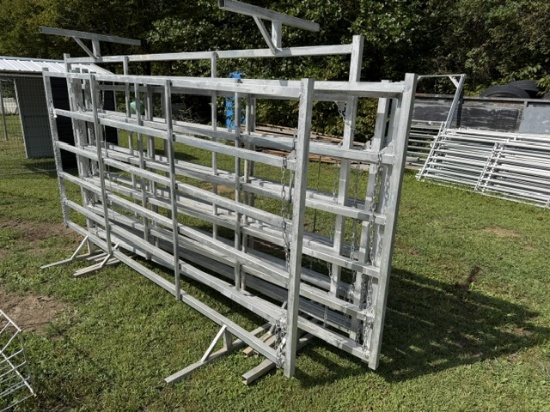 (6) 10 ft free standing livestock panels