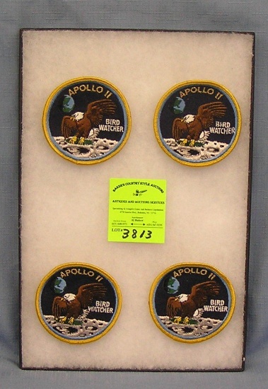 Apollo 11 first man on the moon patches