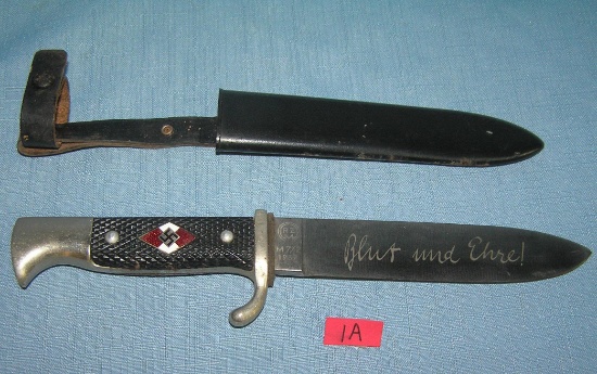 Great German Nazi Hitler Youth dagger and scabbard