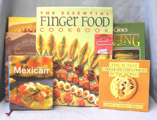 Group of cook books