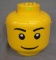 Large Lego smiley head sort and store case