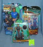 Group of 3 packaged action figures