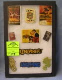 Collection of vintage advertising magnets