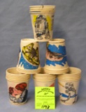 Shoe box full of vintage Star Wars Dixie cups