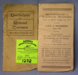 Brotherhood of RR train men members list 1929