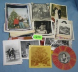 Group of vintage and modern photographs