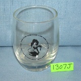 Vintage Playboy Club drink glass