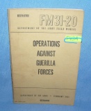 Operation against Guerilla forces
