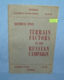 Terrain factors in the Russian campaign