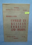 Combat in Russian forests and swamps