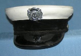 Long Island Fire Chief dress hat with badge