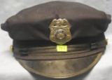 University of Rochester Fire chief hat and badge