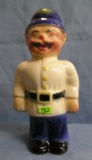Antique porcelain policeman figure