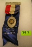 Antique police medal and ribbon set